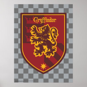 Harry Potter Gryffindor House Pride Crest Poster