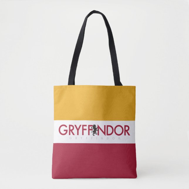 Harry Potter | Gryffindor House Pride Crest Tote Bag (Front)