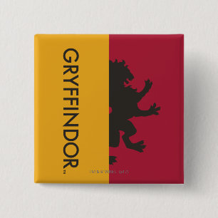 Harry Potter Gryffindor House Pride Graphic 15 Cm Square Badge