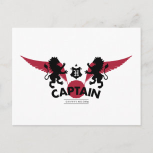 Harry Potter GRYFFINDOR™ House Quidditch Captain Postcard