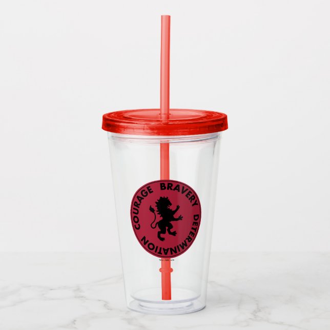 Harry Potter | GRYFFINDOR™ House Traits Graphic Acrylic Tumbler (Front)