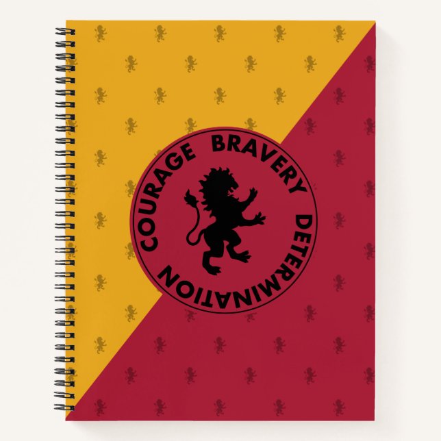 Harry Potter | GRYFFINDOR™ House Traits Graphic Notebook (Front)
