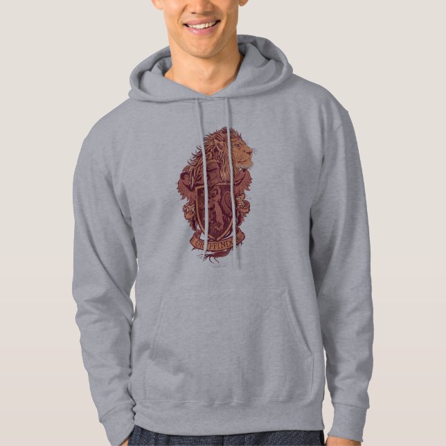 Harry Potter | Gryffindor Lion Crest Hoodie (Front)