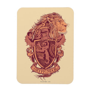 Harry Potter   Gryffindor Lion Crest Magnet