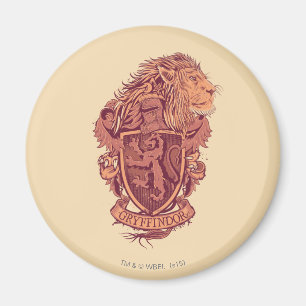 Harry Potter   Gryffindor Lion Crest Magnet