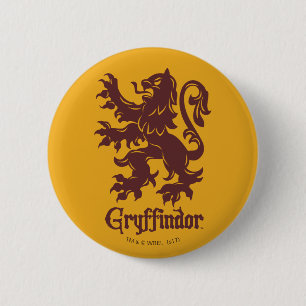 Harry Potter Gryffindor Lion Graphic 6 Cm Round Badge