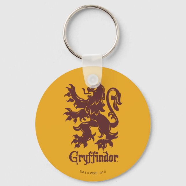 Harry Potter | Gryffindor Lion Graphic Key Ring (Front)