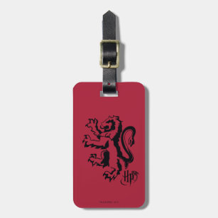 Harry Potter   Gryffindor Lion Icon Luggage Tag