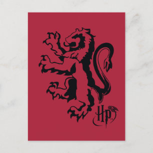 Harry Potter   Gryffindor Lion Icon Postcard