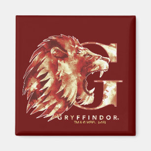 Harry Potter   GRYFFINDOR™ Lion Watercolor Magnet