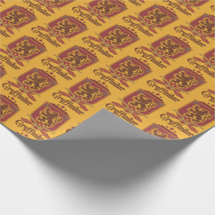Harry Potter   Gryffindor QUIDDITCH™  Badge Wrapping Paper
