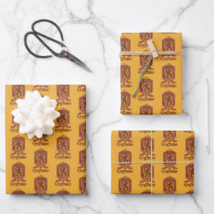Harry Potter   Gryffindor QUIDDITCH™  Badge Wrapping Paper Sheet