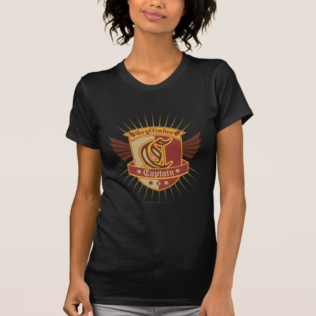 Harry Potter | Gryffindor QUIDDITCH� Captain Emble T-Shirt (Front)