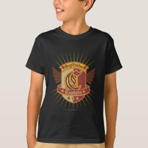 Harry Potter   Gryffindor QUIDDITCH� Captain Emble T-Shirt