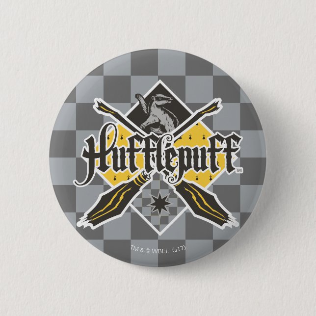 Harry Potter | Gryffindor QUIDDITCH™ Crest 6 Cm Round Badge (Front)