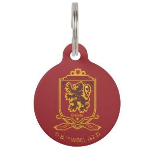 Harry Potter   Gryffindor QUIDDITCH™  Crest Pet Tag