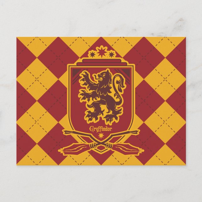 Harry Potter | Gryffindor QUIDDITCH™  Crest Postcard (Front)