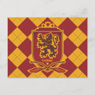 Harry Potter Gryffindor QUIDDITCH™ Crest Postcard