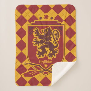 Harry Potter Gryffindor QUIDDITCH™ Crest Sherpa Blanket