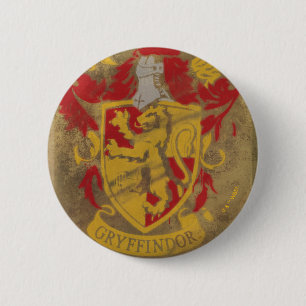 Harry Potter Gryffindor - Retro House Crest 6 Cm Round Badge