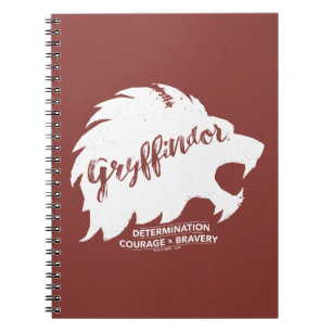 Harry Potter GRYFFINDOR™ Silhouette Typography Notebook