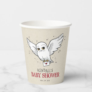 Harry Potter Hedwig Baby Shower Paper Cups