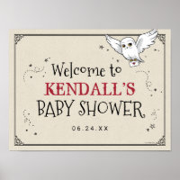 Harry Potter | Hedwig Baby Shower Poster