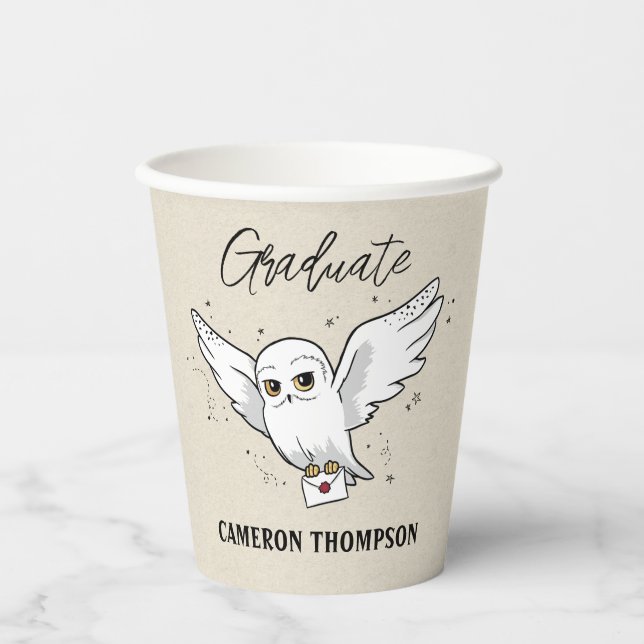 Harry Potter | Hedwig Graduation Paper Cups (Front)