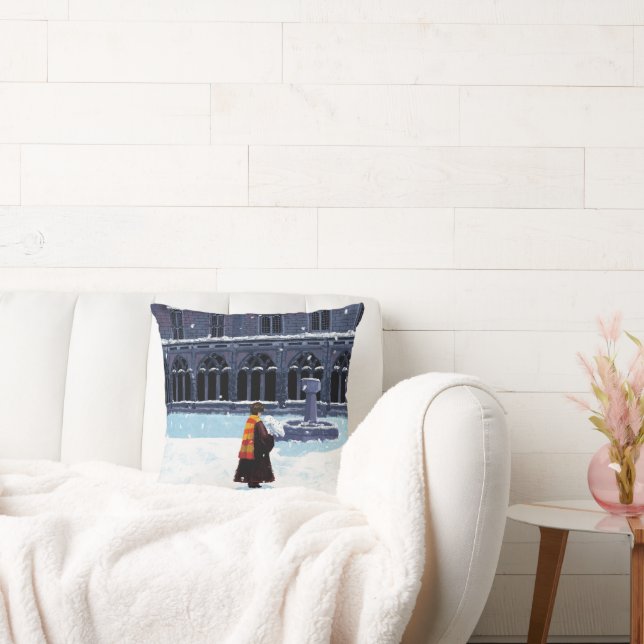 HARRY POTTER™ & Hedwig in HOGWARTS™ Courtyard Cushion (Couch)