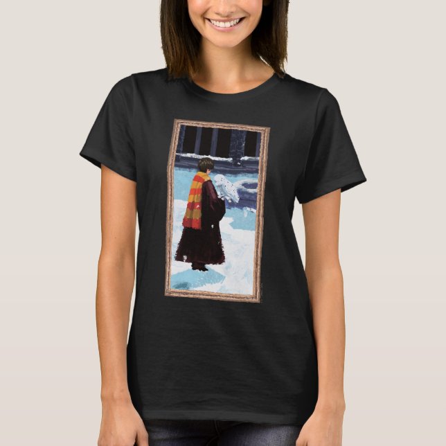HARRY POTTER™ & Hedwig in HOGWARTS™ Courtyard T-Shirt (Front)