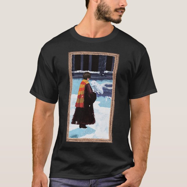 HARRY POTTER™ & Hedwig in HOGWARTS™ Courtyard T-Shirt (Front)