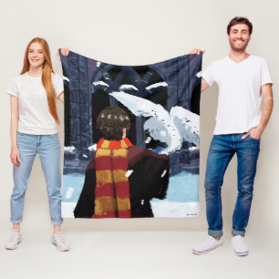 HARRY POTTER™ & Hedwig in the Snow Fleece Blanket