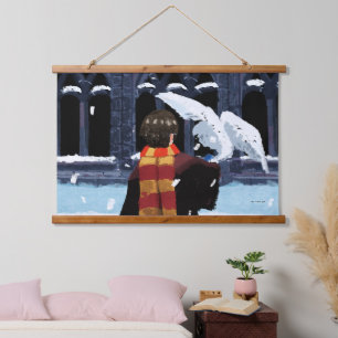 HARRY POTTER™ & Hedwig in the Snow Hanging Tapestry