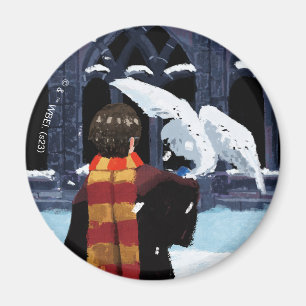 HARRY POTTER™ & Hedwig in the Snow Magnet