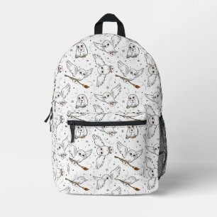 Harry Potter   Hedwig Pattern - Baby Shower Printed Backpack