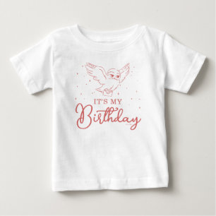 Harry Potter Hedwig Pink Magical Birthday Baby T-Shirt