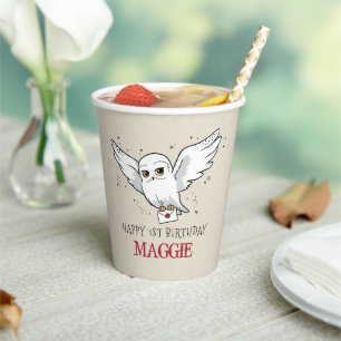 Harry Potter Hedwig Special Delivery Birthday Paper Cups