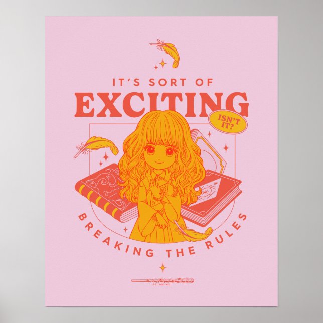 HARRY POTTER™ | Hermione Granger It's Exciting Poster (Front)