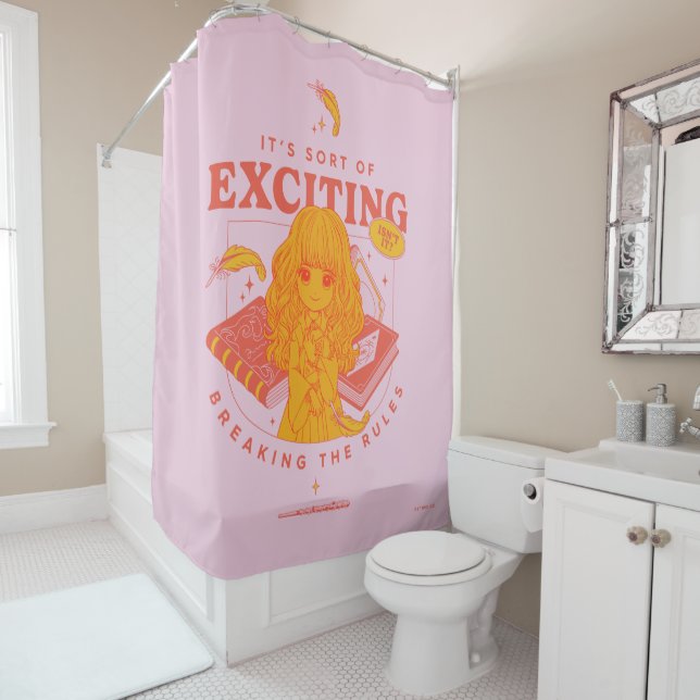 HARRY POTTER™ | Hermione Granger It's Exciting Shower Curtain (In Situ)