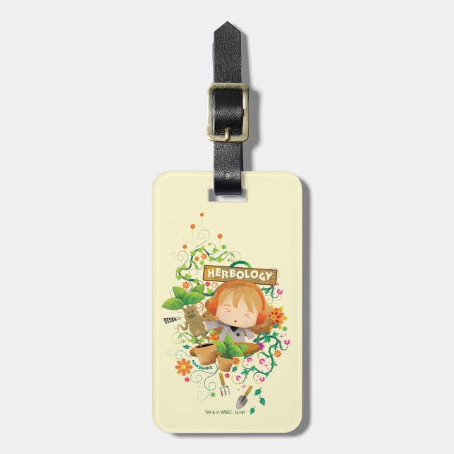 Harry Potter | Hermione Herbology Class Graphic Luggage Tag (Front Vertical)