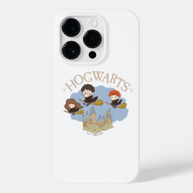 HARRY POTTER™, Hermione, & Ron Fly Over HOGWARTS™ Case-Mate iPhone Case (Back)