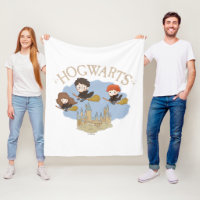 HARRY POTTER™, Hermione, & Ron Fly Over HOGWARTS™