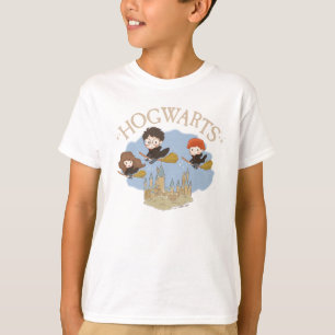 HARRY POTTER™, Hermione, & Ron Fly Over HOGWARTS™ T-Shirt