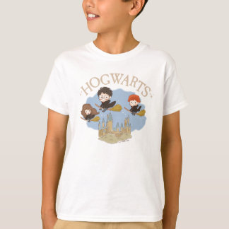 HARRY POTTER™, Hermione, & Ron Fly Over HOGWARTS™ T-Shirt