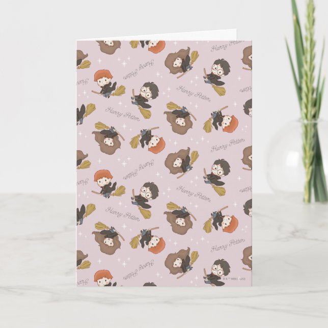 HARRY POTTER™, Hermione, & Ron Flying Pattern Card (Front)