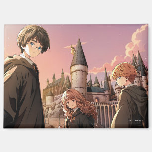 HARRY POTTER™ Hermione & Ron HOGWARTS™ Anime Scene Magnet
