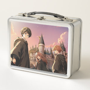 HARRY POTTER™ Hermione & Ron HOGWARTS™ Anime Scene Metal Lunch Box
