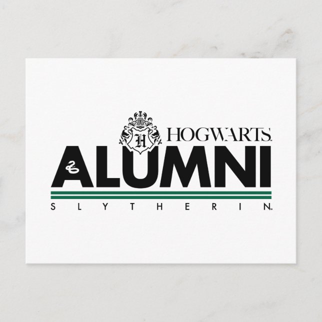 Harry Potter | HOGWARTS™ Alumni SLYTHERIN™ Postcard (Front)