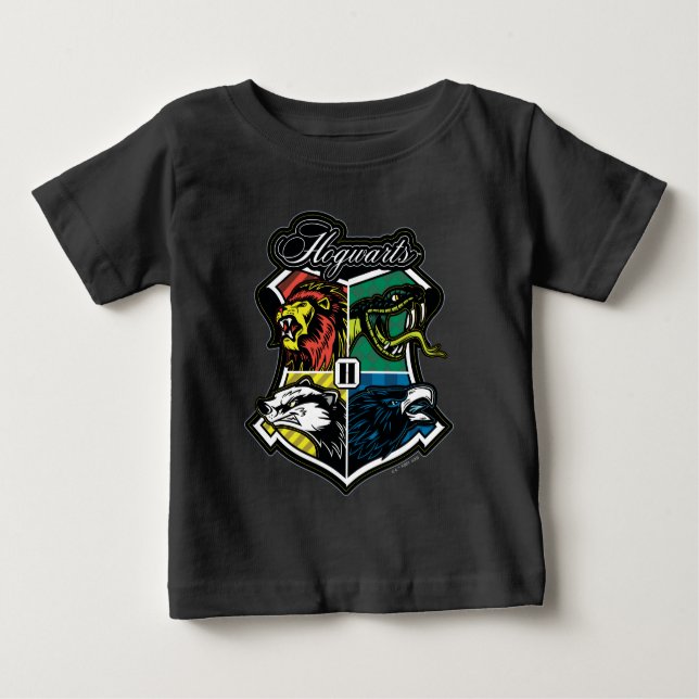 HARRY POTTER™ | HOGWARTS™ Athletic Badge Baby T-Shirt (Front)