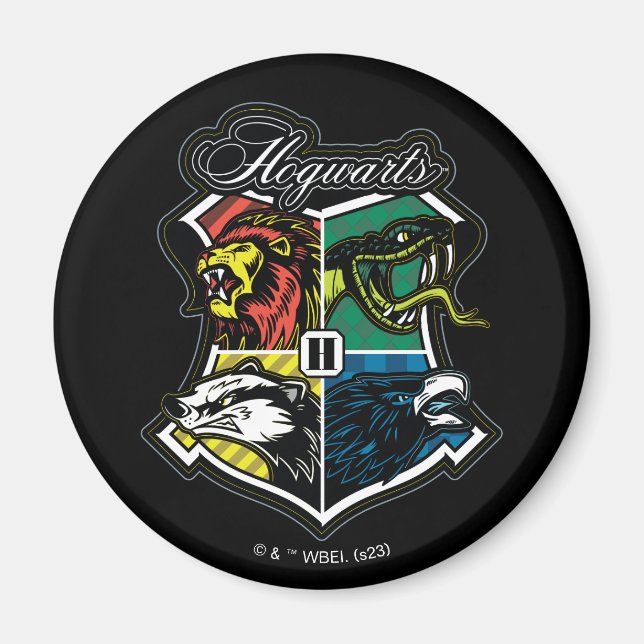 HARRY POTTER™ | HOGWARTS™ Athletic Badge Magnet (Front)